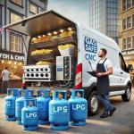 LPG Bottles Fish and Chip Van