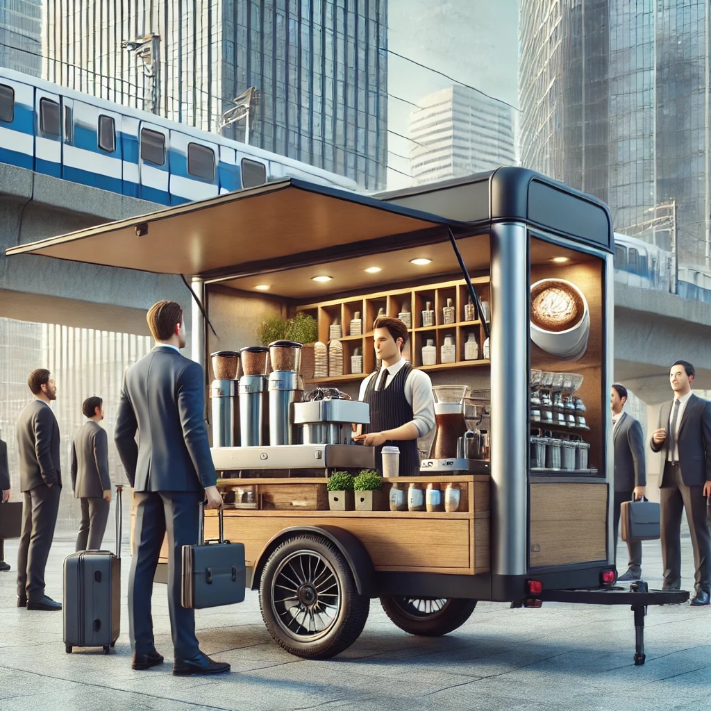 cost of coffee cart business best location