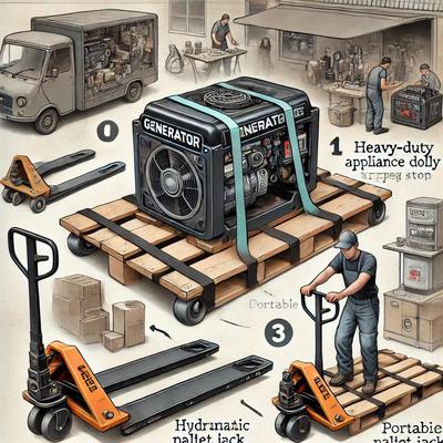 Ideas to Move Heavy Generator Mobile Catering